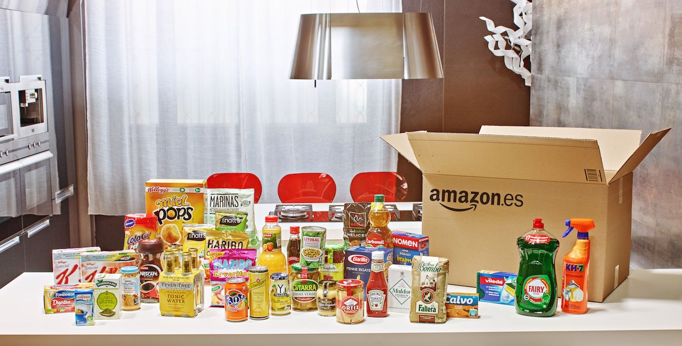 Amazon.es abre su tienda de alimentacion en Espana