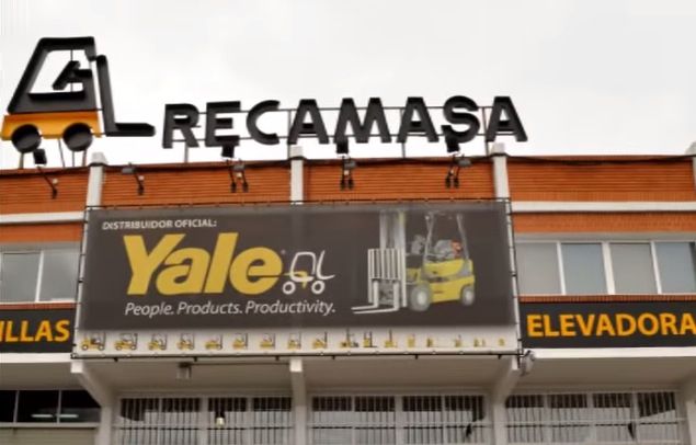 Recamasa es distribuidor de carretillas Yale desde hace 13 años