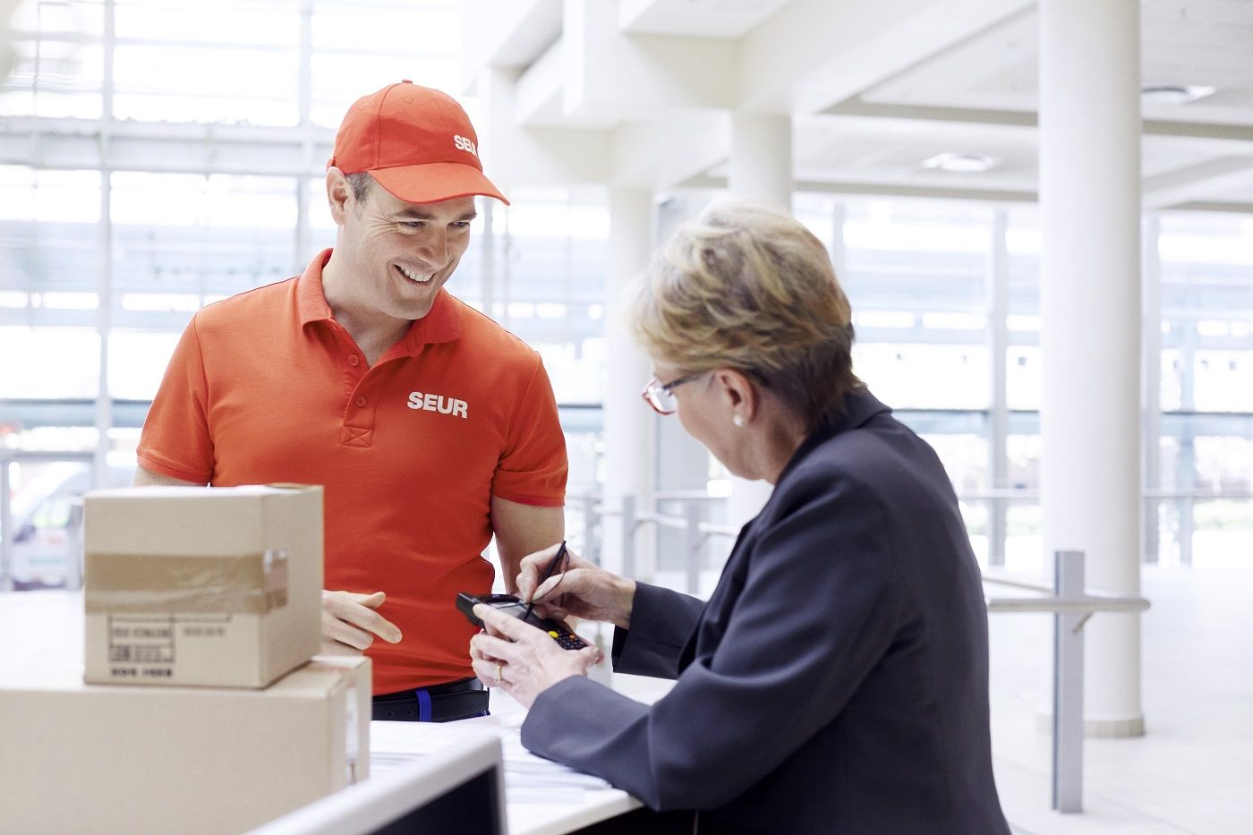 Recepción de paquete Seur