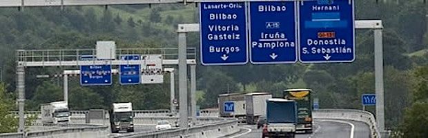 Transporte por carretera en Guipúzcoa