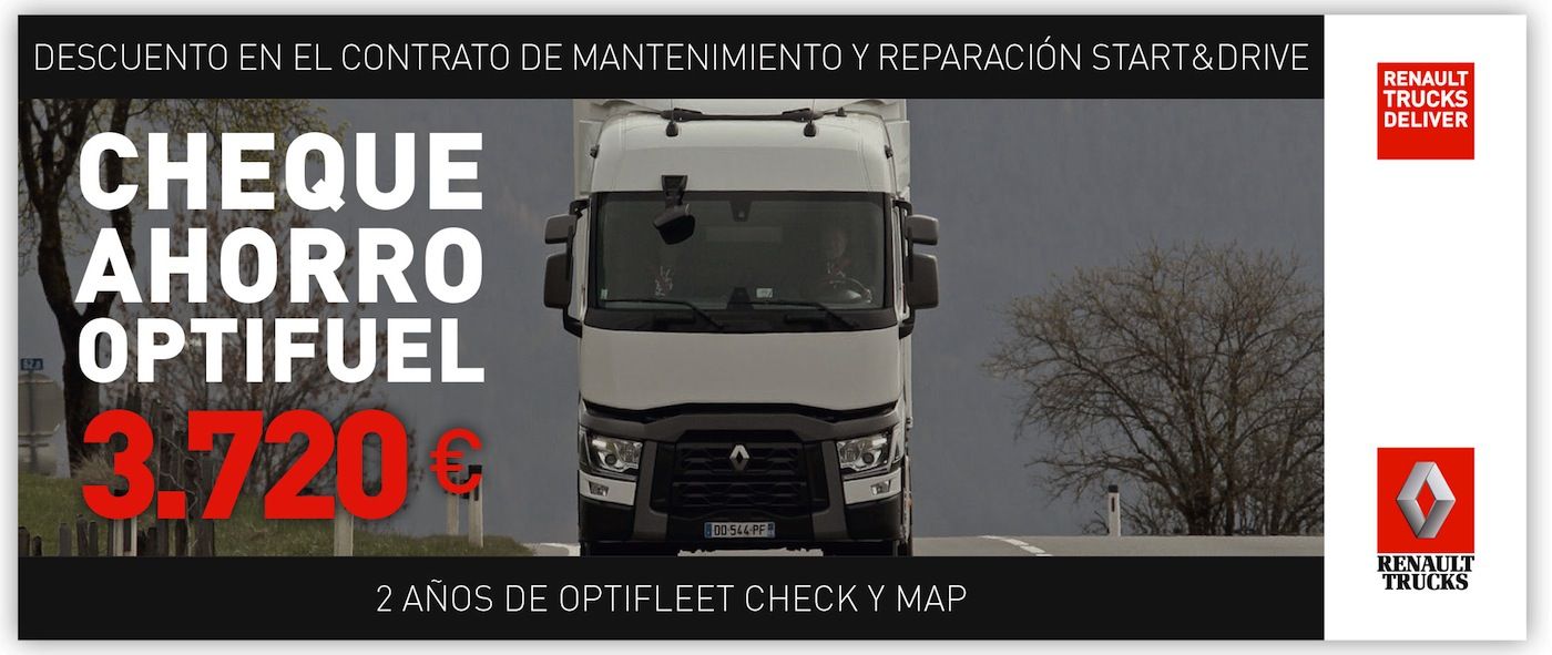 Promocion especial de Renault Trucks por la compra de un modelo T Optifuel