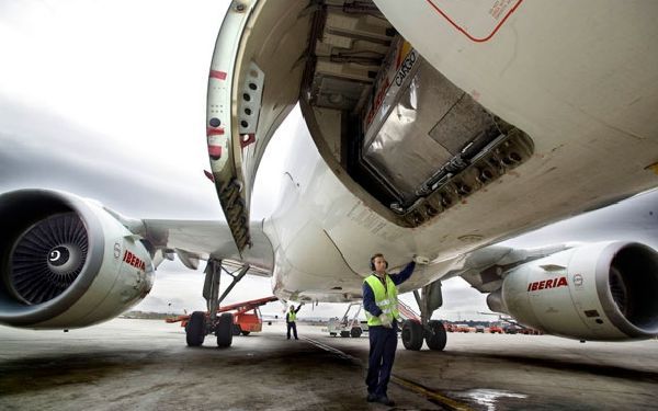 Crece la carga transportada por Iberia Crece la carga transportada por Iberia