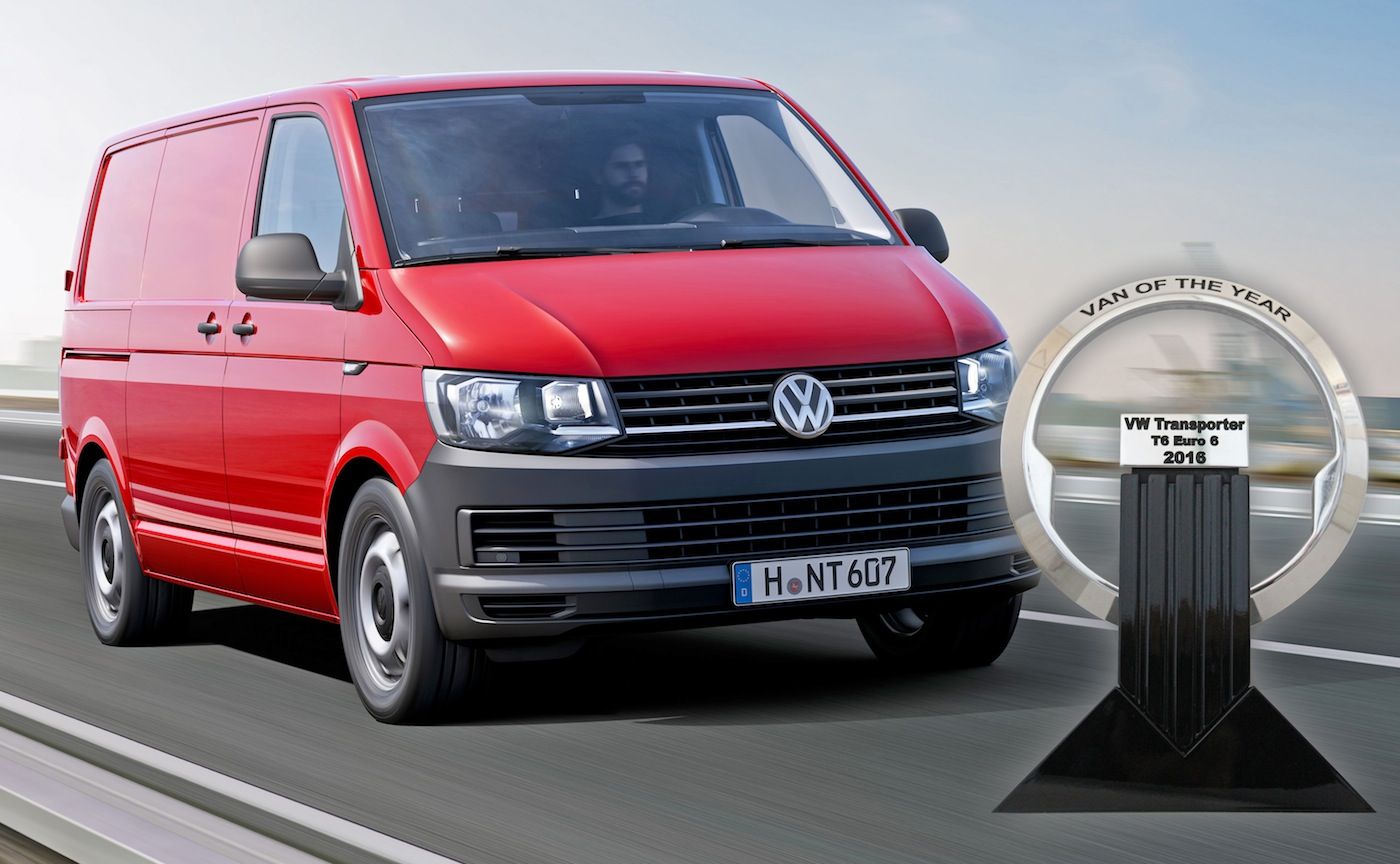 El Transporter de Volkswagen Van of the Year 2016