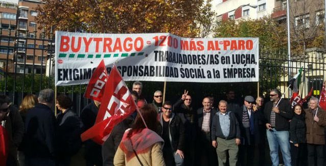 Concentracion de Buytrago en Madrid, 26 de noviembre 2015