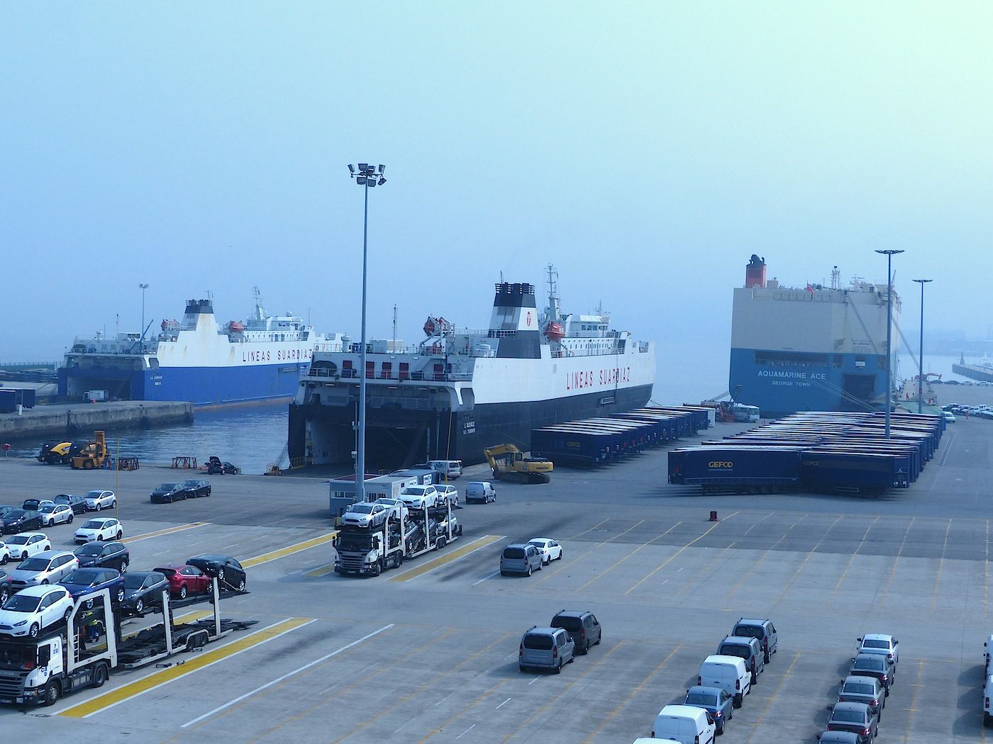 Terminal del puerto de Vigo utilizada por Suardiaz para la AdM con Saint Nazare