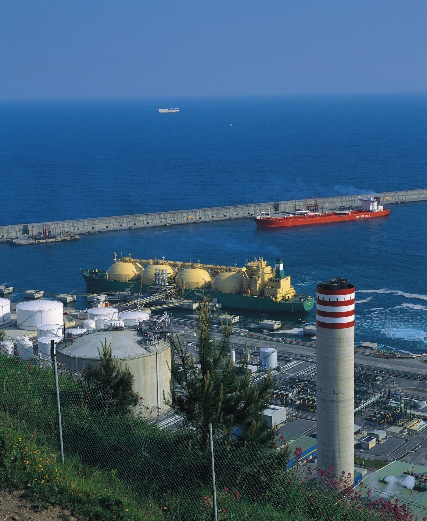Gasero en el Puerto de Bilbao