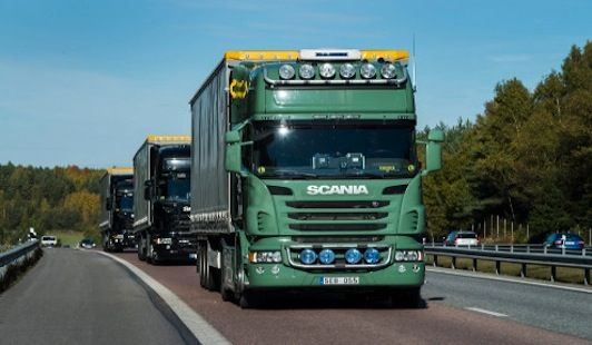 Scania platooning Scania platooning