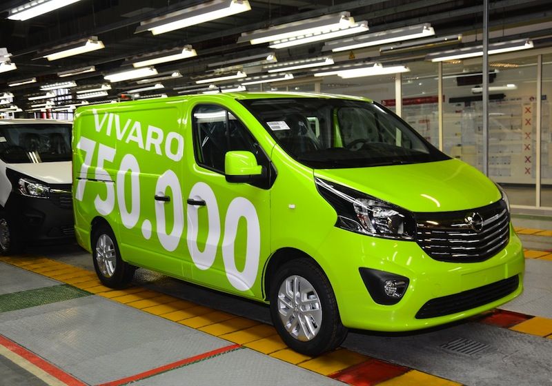Opel Vivaro unidad 750.000