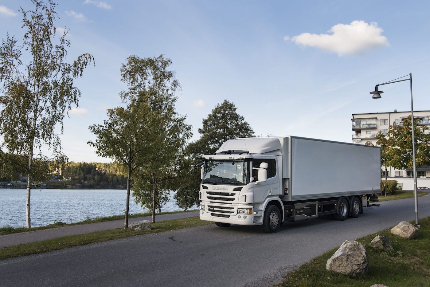 Camión híbrido de Scania