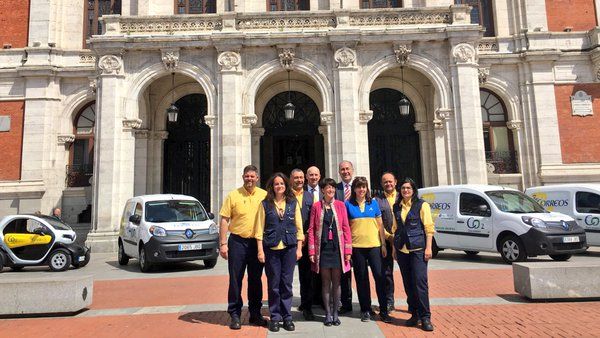 Se inicia el  proyecto de reparto postal sostenible en Valladolid