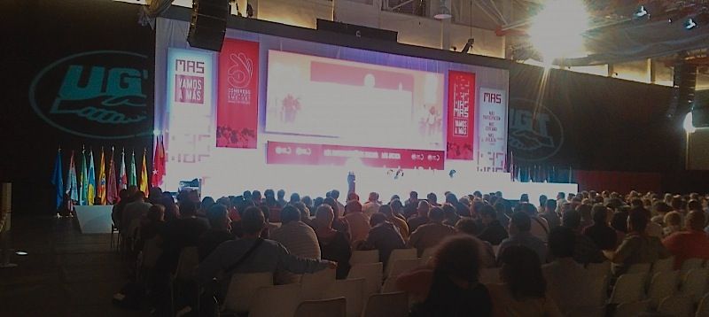 Clausura de la nueva federacion de UGT FeSMC