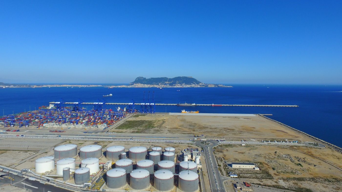 Terrenos donde irá ubicada la tercera terminal de contenedores del puerto de Algeciras.