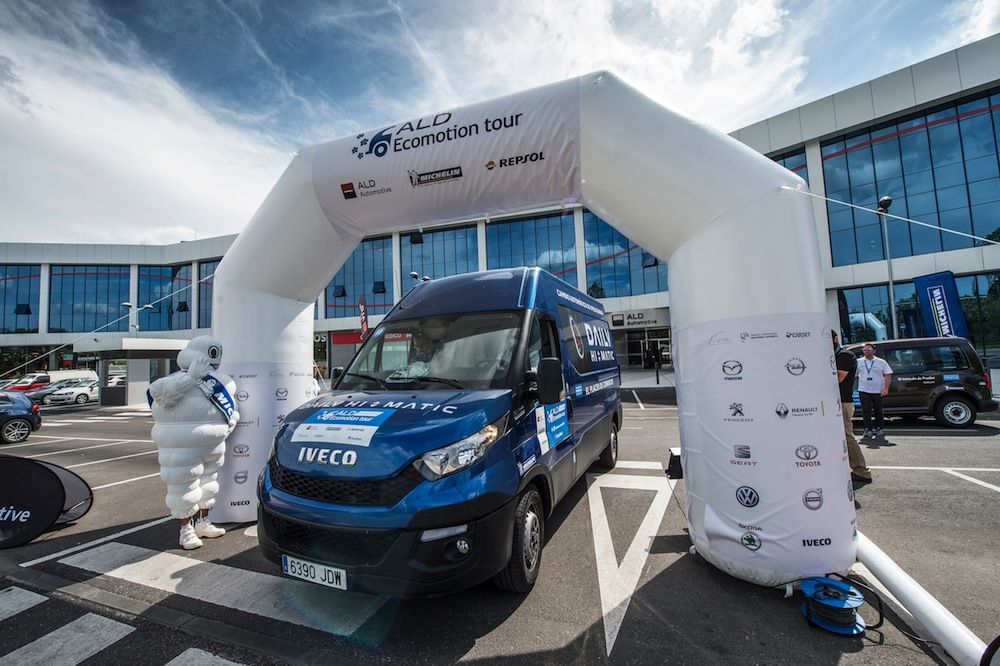 El Iveco Daily gana la categoría 'vehículo industrial' de la ALD Ecomotion Tour 2016