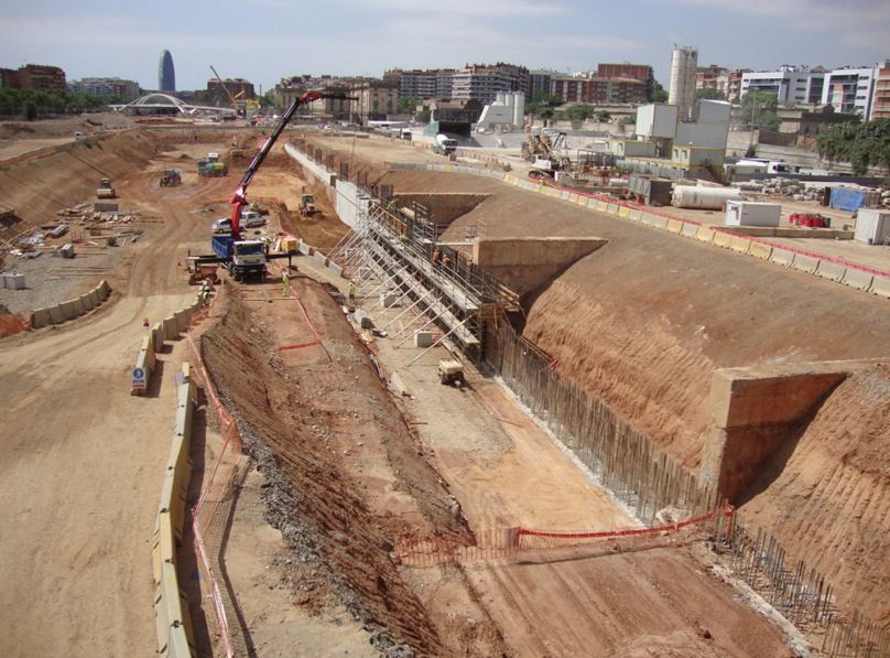 Obras en La Sagrera, Barcelona