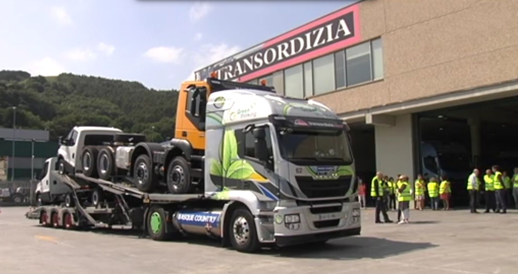 Transordizia ha recorrido Europa con un camion a GNL