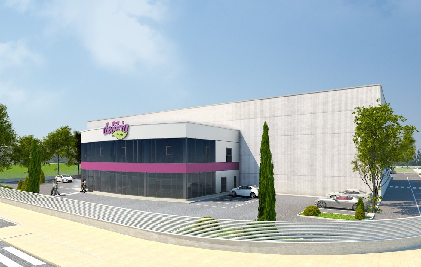 proyecto de nave de almacenamiento para Delikia fresh