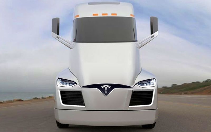 prototipo de camion electrico desarrollado por Tesla