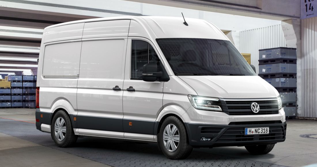 delantera de la renovada Volkswagen Crafter