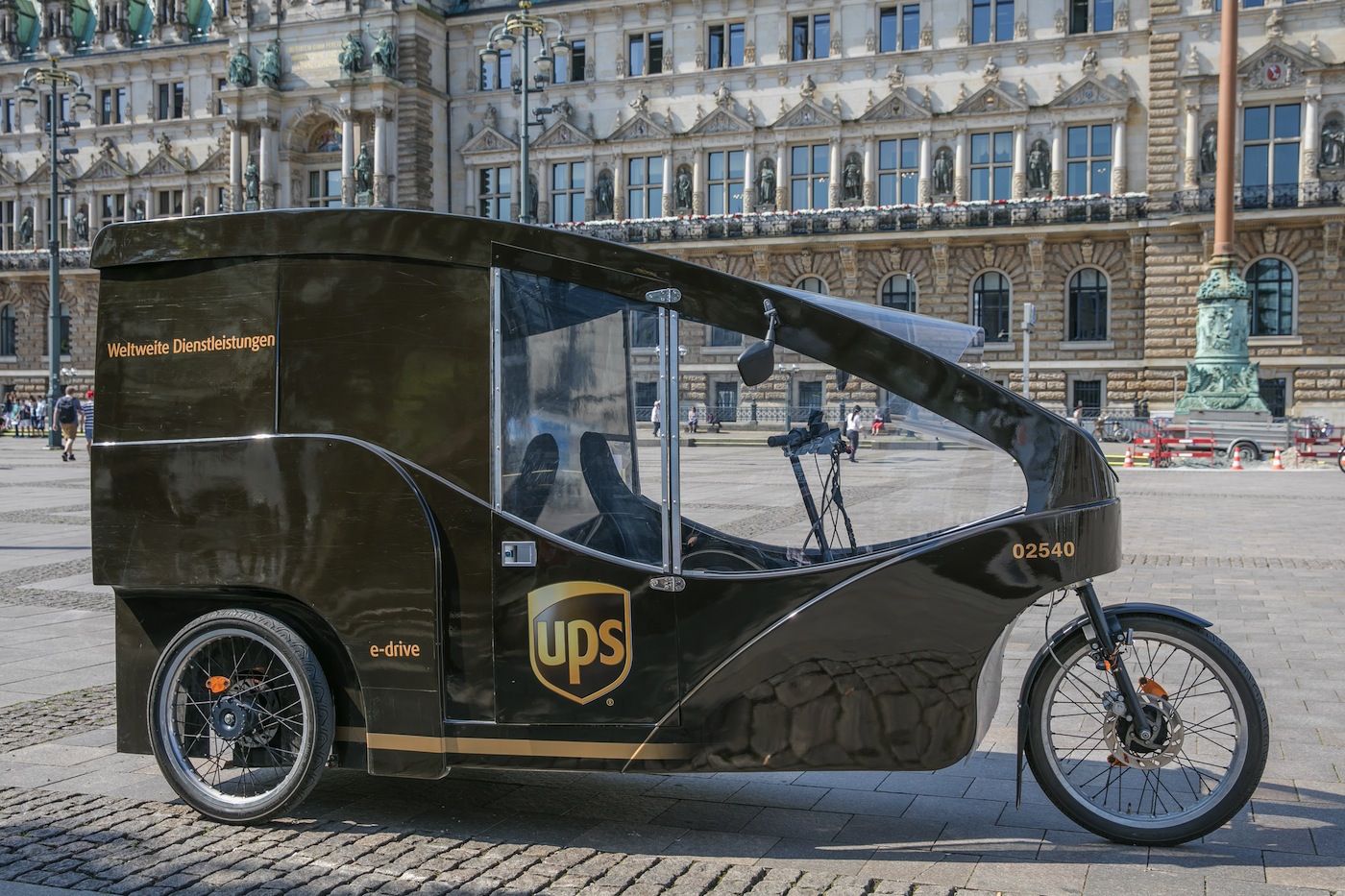 Vehiculo sostenible de UPS