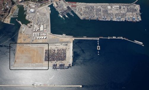 Ampliacion de Isla Verde en el puerto de Algeciras que sale a licitacion