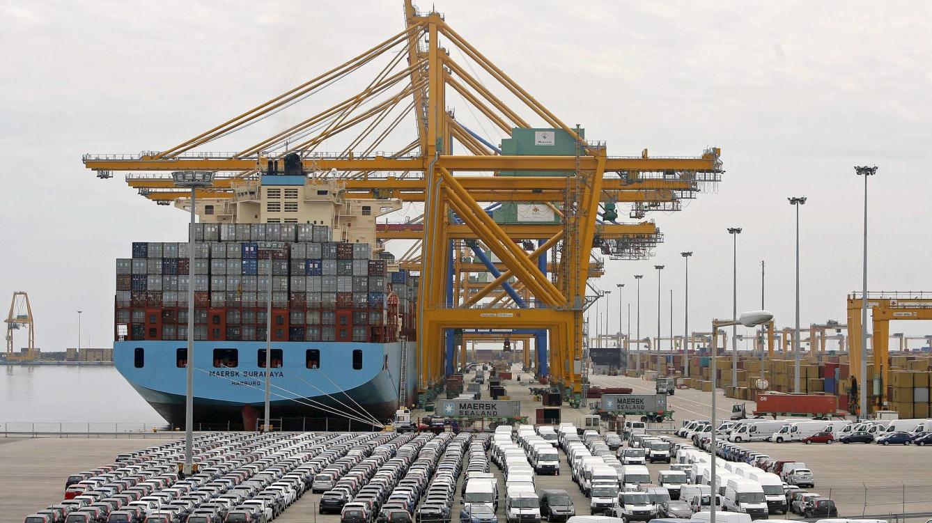 Terminal de contenedores de Marmedsa en el puerto de Valencia Terminal de contenedores de Marmedsa en el puerto de Valencia