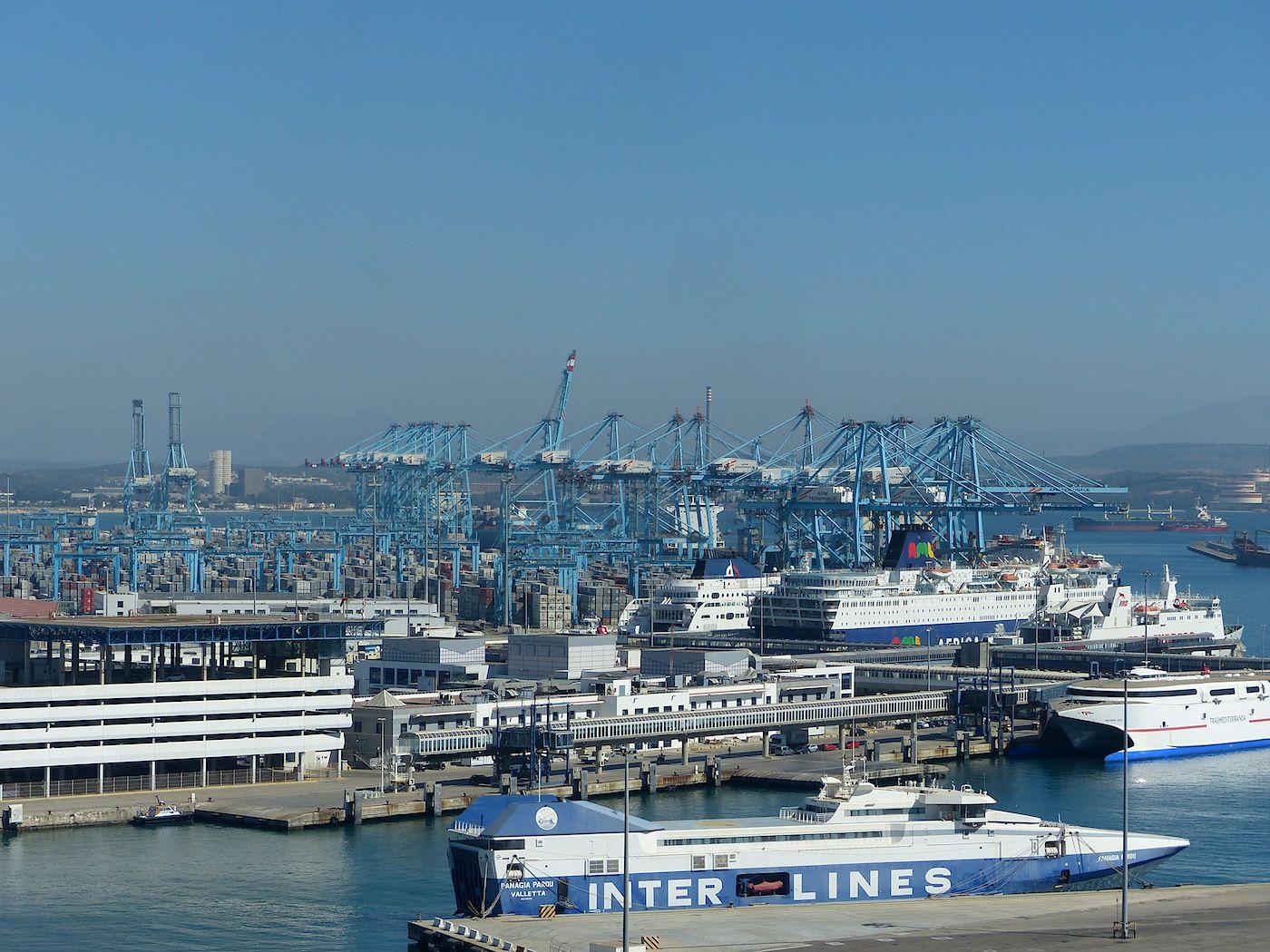 Instalaciones del puerto de Algeciras