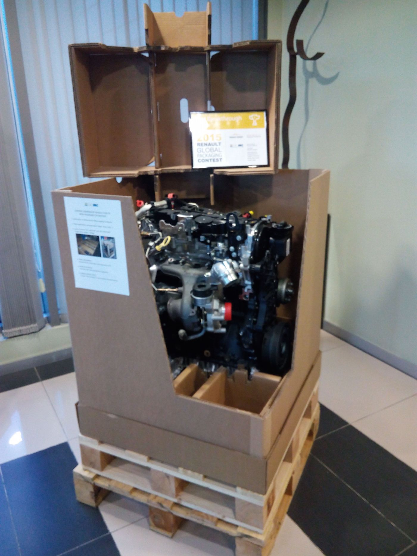 Embalaje de Europac para Renault