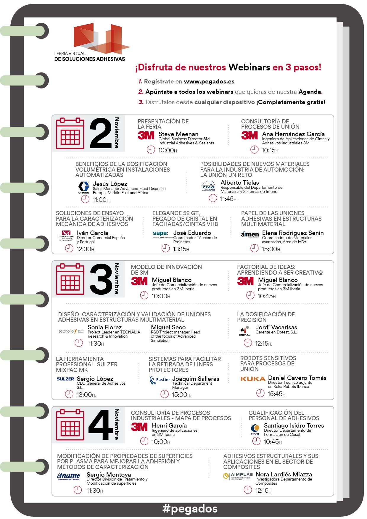 agenda feria virtual de soluciones adhesivas agenda feria virtual de soluciones adhesivas