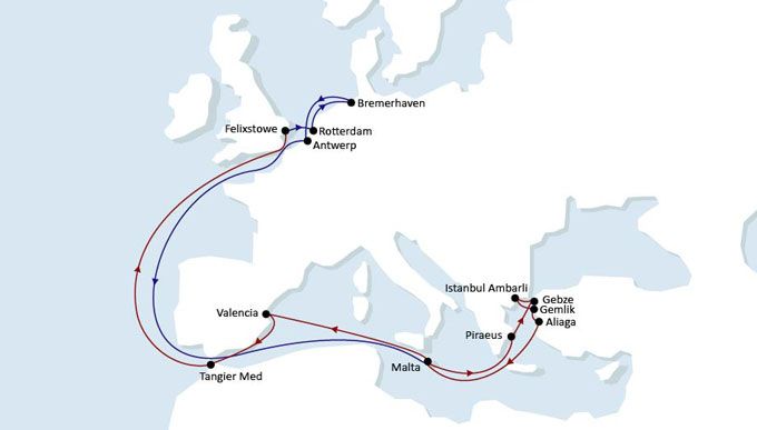 Servicio 'Femex' de CMA-CGM