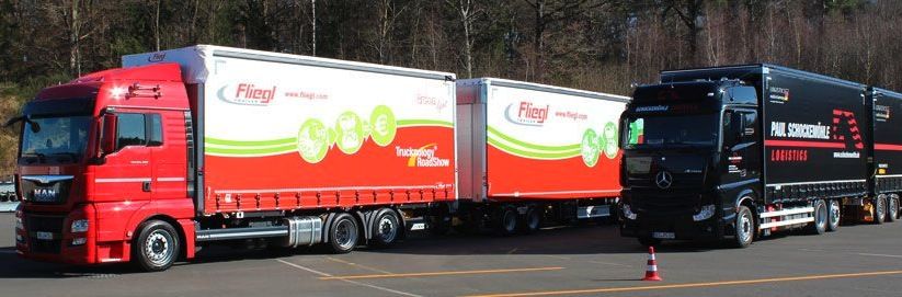 Pruebas con megacamiones en Alemania