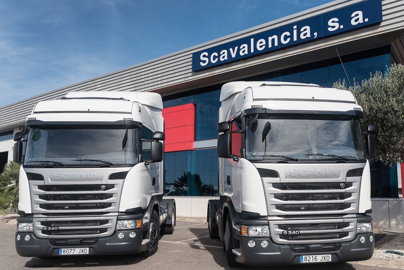 Transnugon incorpora dos camiones GNL de Scania