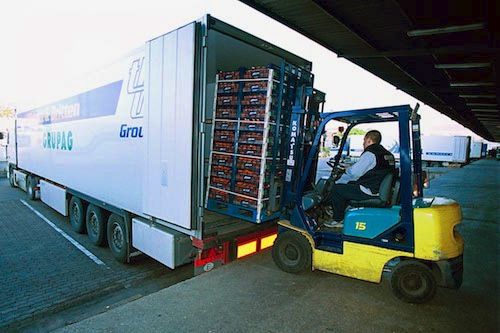 Se han exportado 10,8 millones de toneladas de frutas y hortalizas en camión en 2023.