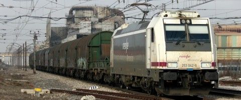 Maquina eléctrica Bombardier de Renfe Mercancías