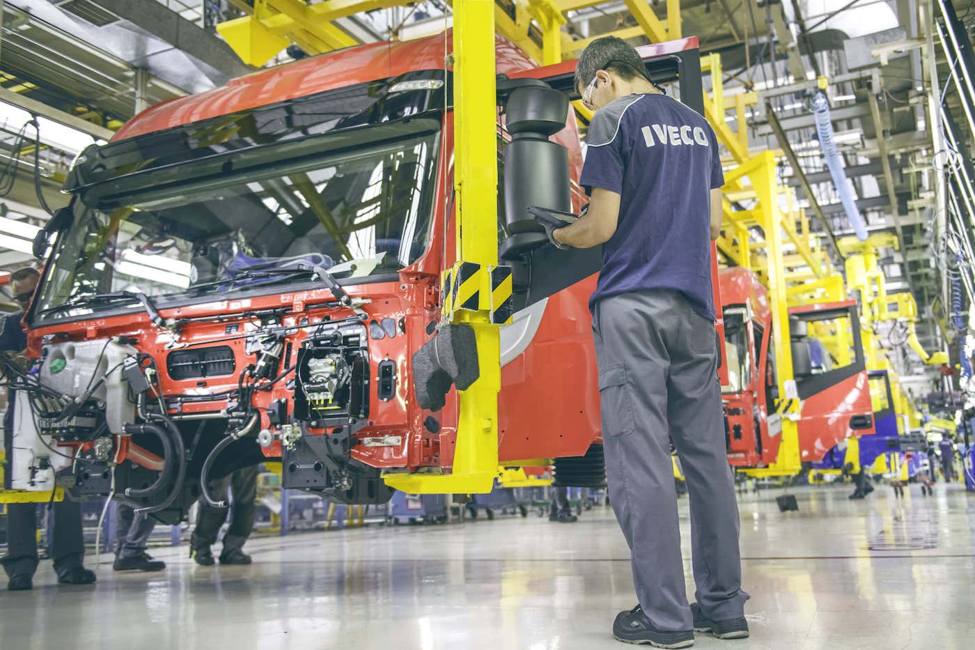 Planta de camiones de Iveco en Madrid