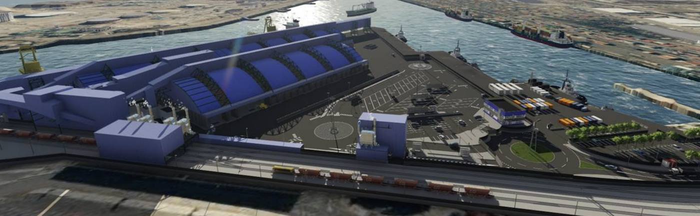 Futura terminal de ICL en el puerto de Barcelona