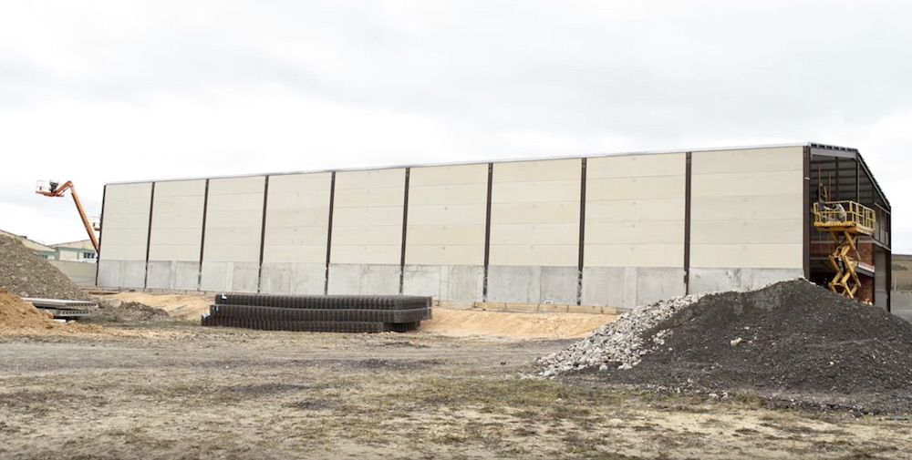 Construccion de las instalacionesd de Niels Pagh Logistics en Miranda de Ebro