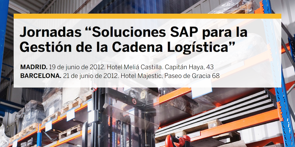 Jornada Soluciones SAP para la gestion de la cadena logística