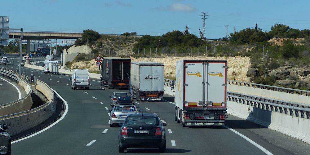 frigo lecitrailer carretera-en-curva-A7-Murcia-Alicante