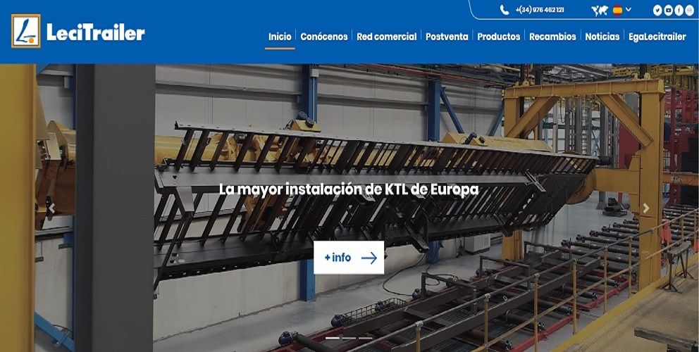 Pagina web de Lecitrailer Pagina web de Lecitrailer