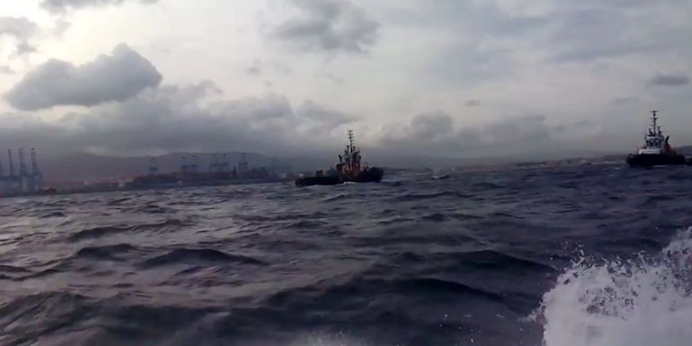 temporal en el estrecho de Algeciras