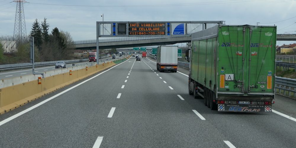 carretera autopista Italia