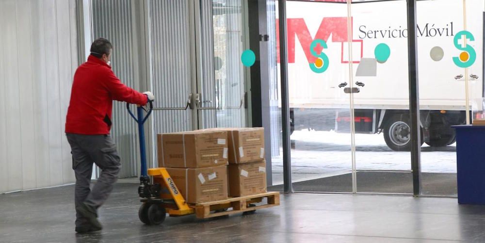 servicio de entrega durante la crisis del covid-19