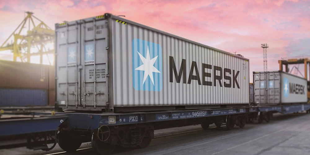 maersk contenedor tren