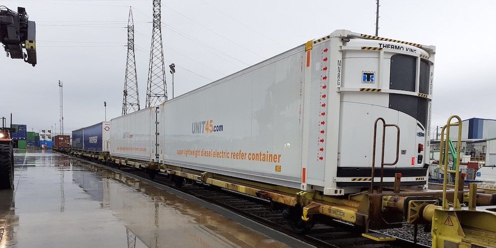 Transporte Frigorífico Transfesa Logistics tren