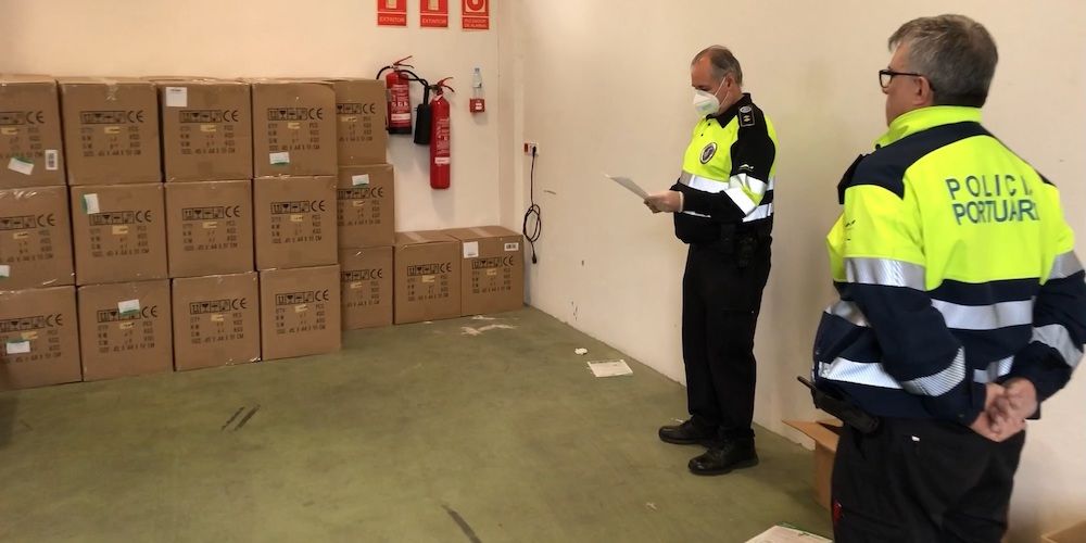 Mascarillas coronavirus puerto valencia