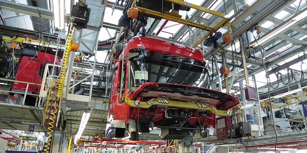 planta de Mercedes Benz Truck en woerth en alemania