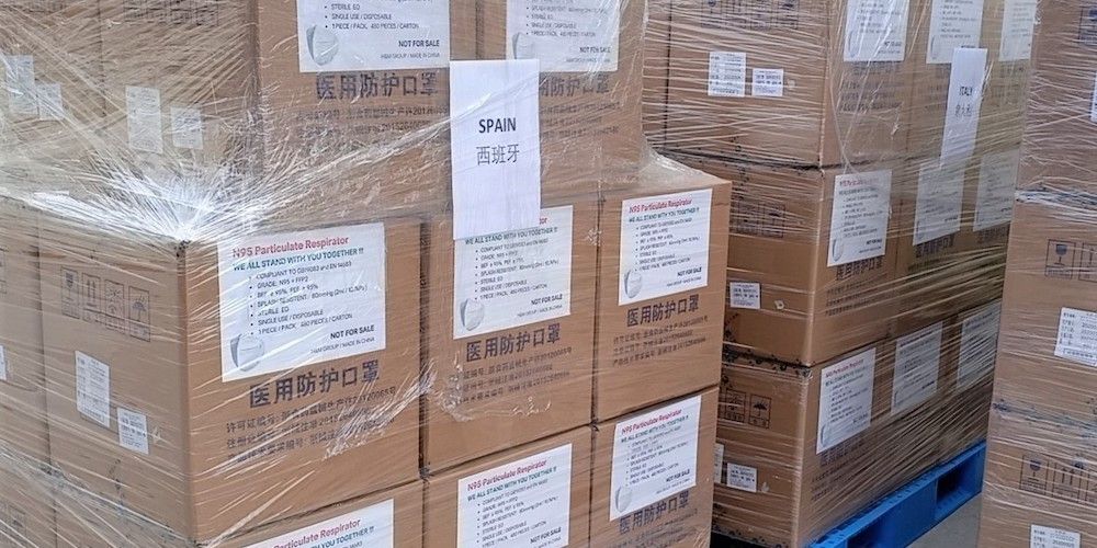 HM mascarillas DB Schenker