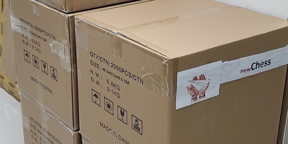 Carga aerea material sanitario Carga aerea material sanitario