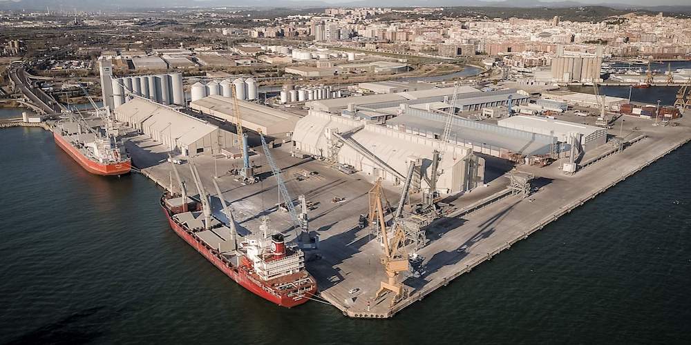 Instalaciones del puerto de Tarragona