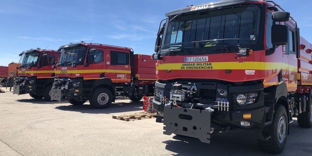 Vehiculos multiproposito de Renault Trucks para la UME